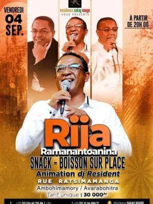 Rija ramanantoanina Showcase Résidence Sakay Rouge