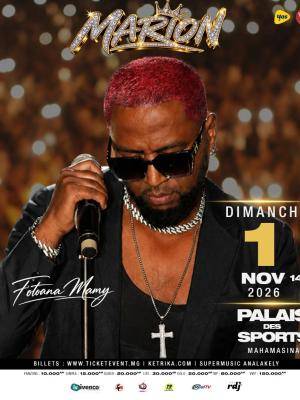 Marion en Concert Palais des Sports Mahamasina