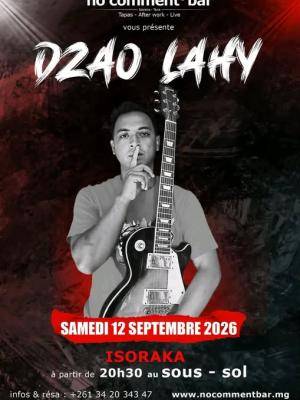 Dzao Lahy en Showcase No Comment Bar Isoraka