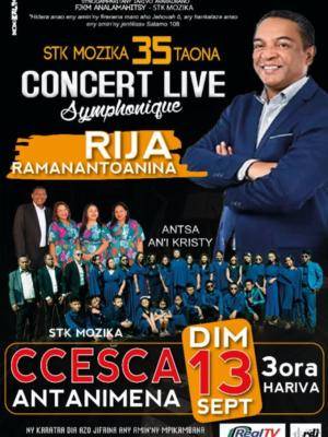 Concert live Symphonique Rija ramanantoanina Antsan'i Kristy STK Mozika CCESCA Antanimena
