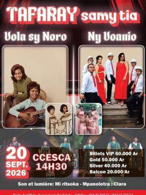 Voanio, Vola sy noro Concert CCESCA Antanimena