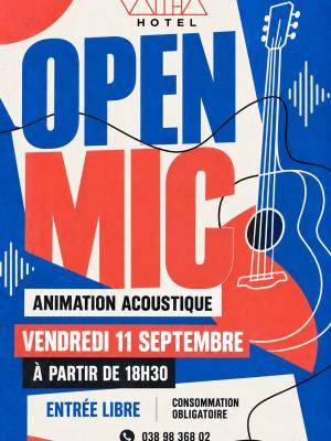 Open Mic Animation acoustique Valiha Hotel Antanimena