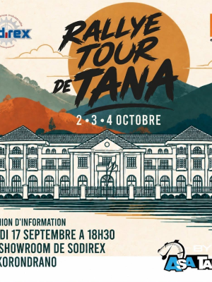 Rallye tour de Tana Showroom Sodirex Ankorondrano