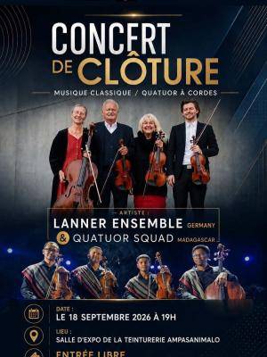 Quator Squad & Lanner Ensemble Germany Concert La Teinturerie - Is'Art Ampasanimalo
