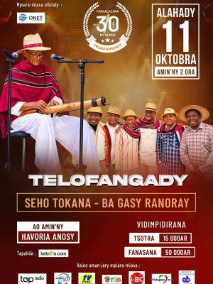 Telo fangady en Concert havoria Anosy