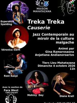 Treka Treka causerie - jazz contemporrain  Tiers Lieu Mahatazana