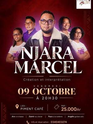 Njara Marcel en Concert Piment Café Behoririka