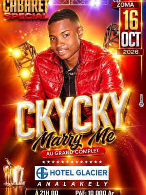 Ckycky en showcase Le Glacier Analakely