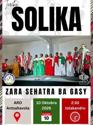Solika zara sehatra ba gasy Aro Antsahavola