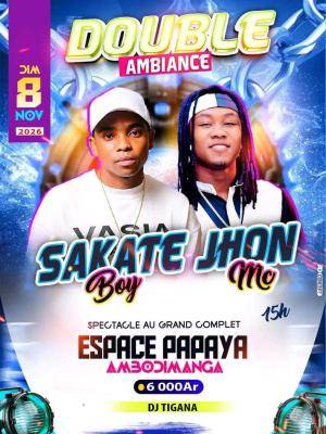 Double ambiance Sakate Boy & John Mc Showcase Espace Papaya