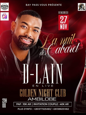 D-Lain en Showcase Golden Night Ambilobe