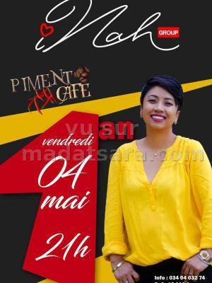 Inah en concert Piment Café Behoririka