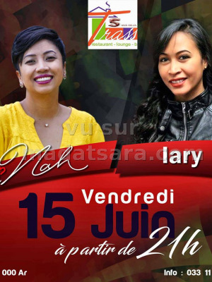 Inah‍ & Iary‍ en concert TRASS Tsiadana‍
