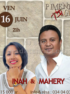 Inah‍ & Mahery‍ au Piment Café Behoririka‍