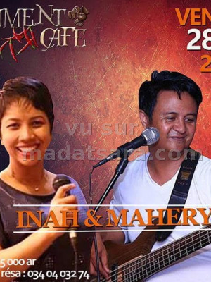 Inah‍ & Mahery‍ en concert au Piment Café Behoririka‍