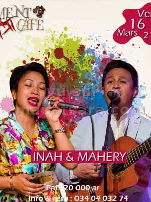 Inah‍ & Mahery‍ en concert au Piment Café Behoririka‍