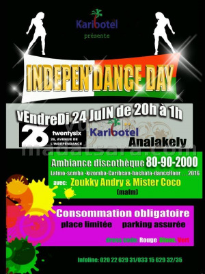 Independance day au Karibotel Analakely - ambiance discothèque 80-90-2000