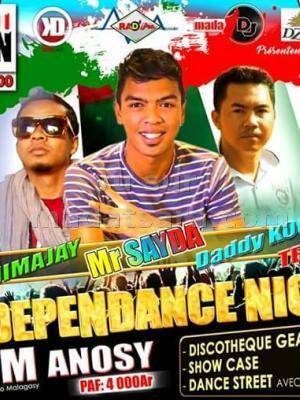Independance night 2018 CFM - Cercle Franco-Malgache Mr Sayda, Jayri, Animajay, Daddy Root, sandratra Jayss Andrian