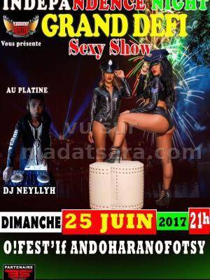 Independance night grand defi sexy show O!Festif Rasta Andoharanofotsy
