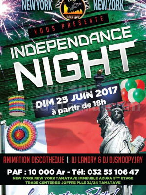 Independance night - New York New York Tamatave‍