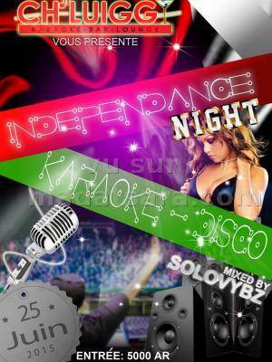 Independance Night Karaoke Disco mixed by Solovybz au Ch'Luigi