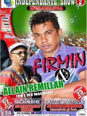 Soirée au Bezanozano Hotel (10000 Ar)
Grand Spectacle au Stade Municipal à 14H (3000 Ar)
Quelque