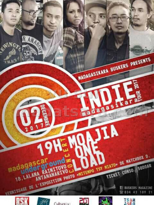 Indie Madagasikara tour 2017 - Madagascar Underground Antsahavola‍ avec Moajia‍
