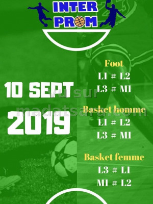 Inter Prom - Foot basket - Ankatso - Ambohitsaina‍