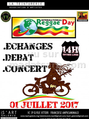 International reggae day échanges débat concert - Is'Art Galerie‍