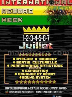 International reggae week Is'Art Galerie - BOP Androhibe - Ankatso - Ambohitsaina - Ortana Antaninarenina