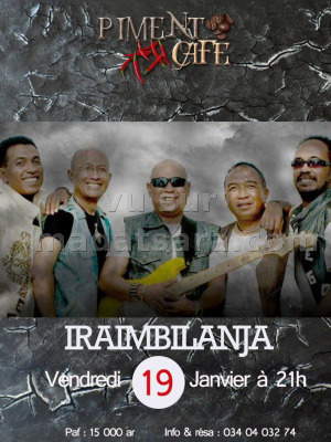 Iraimbilanja‍ en concert au Piment Café Behoririka‍