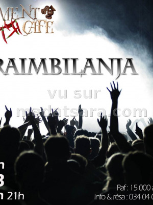 Iraimbilanja en concert au Piment Café