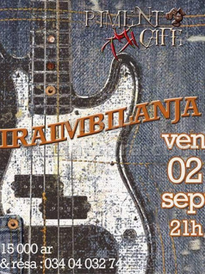 Iraimbilanja en concert au Piment Café