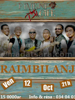 Iraimbilanja‍ en concert Piment Café Behoririka‍