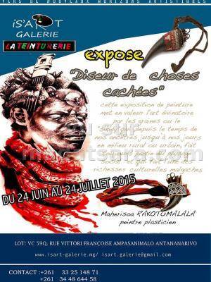 Is'Art Galerie La teinturerie expose "Diseur de choses cachées" de Maherisoa Rakotomalala