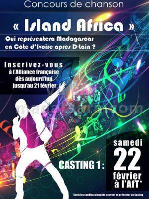 Island Africa - Concours de Chanson à l'Alliance Française d'Antananarivo