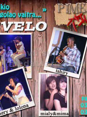 Itsikitsikio dia iangolao vaitra Levelo - Tahory, Mialy et Mima, Mahery et Lolona au Piment Café