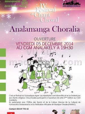 IV festival de chant Choral Analamanga Choralia au CGM Analakely