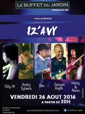 Iz'Avy - Toky Ar, Andry Sylvano, Bim, Jacquis Raphl, Harty & Naivo - Le Buffet du Jardin
