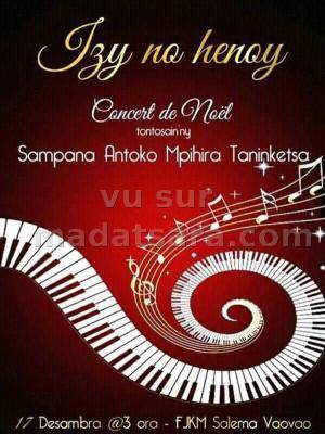 Izy no henoy concert de Noël