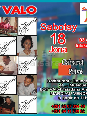 Izy Valo - cabaret Privé au Trass Tsiadana