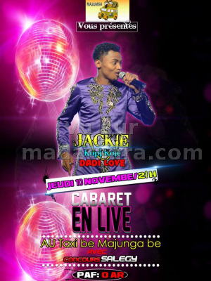 Jackie kopi Kole Dadi love‍ en showcase Le Taxi Be Nosy-Be‍