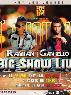 Jacquis Randria‍ , Joe Teddy, Ramian, Ganjello - Big show live - Sky Bar‍