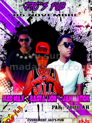 Jah Matick‍, Basta Lion‍ & Mad Max‍ - dance hall night - JAO'S PUB‍