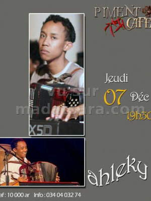 Jahleky‍ en concert au Piment Café Behoririka‍