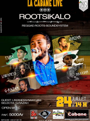 Jahzah, Tsiry, Liwaness, G-Razah, Tony, Todiaos & Naayjah - Rootsikalo -  La Cabane Live