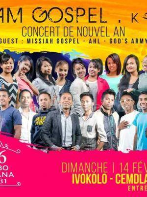 Jam Gospel concert de nouvel an avec Missiah Gospel - Ahl - God's Army au Cmdelac Analakely