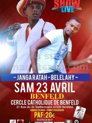Janga Ratah & Belelahy - show live au Cercle Catholique de Benfeld