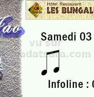 Jao‍ en concert au Les Bungalows d'Ambonara‍