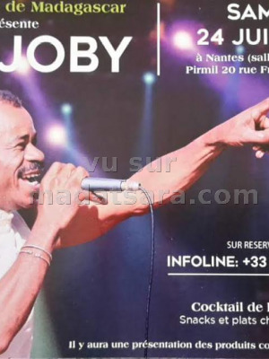 Jaojoby‍ en concert - Nantes Salle des variétés